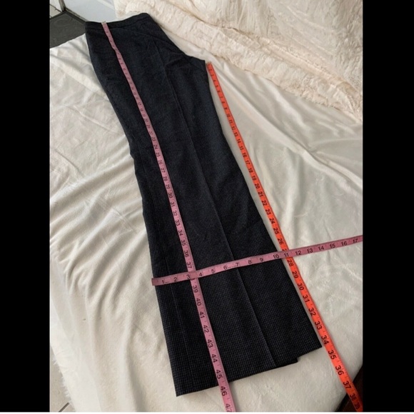 NWT BOSS side-zip Tulea stretch wool houndstooth trouser pant Size 12 - Picture 8 of 9
